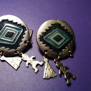 Vintage  Navajo  earrings